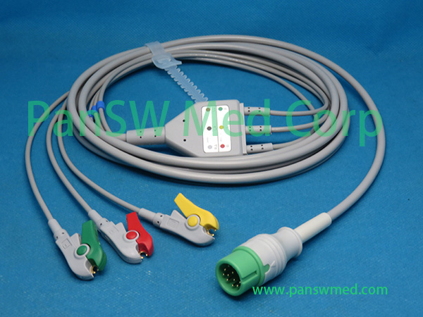 Compatible Comen S 5 Defibrillator ECG Cable (2) – PanswMed